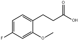 3-(3-Fluoro-5-methoxy-phenyl)-propionic acid Structure