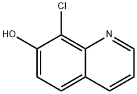 7-hydroxy-8-chloro-quinoline 구조식 이미지