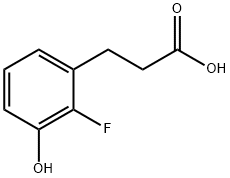 3-(2-Fluoro-3-hydroxy-phenyl)-propionic acid 구조식 이미지