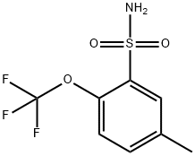5-Methyl-2-(trifluoromethoxy)benzenesulfonamide Structure