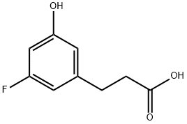 3-(2-Chloro-5-hydroxy-phenyl)-propionic acid 구조식 이미지