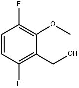 3,6-Difluoro-2-methoxybenzyl alcohol Structure