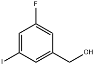 3-Fluoro-5-iodobenzylalcohol 구조식 이미지