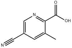 5-cyano-3-methylpyridine-2-carboxylic acid 구조식 이미지