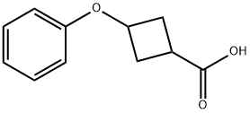 3-phenoxy-cyclobutanecarboxylic acid Structure