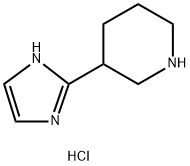 3-(1H-Imidazol-2-yl)-piperidine dihydrochloride 구조식 이미지
