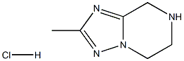 2-Methyl-5,6,7,8-tetrahydro-[1,2,4]triazolo[1,5-a]pyrazine hydrochloride 구조식 이미지