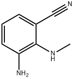 3-amino-2-(methylamino)benzonitrile Structure