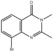 8-bromo-2,3-dimethyl-4(3H)-Quinazolinone 구조식 이미지
