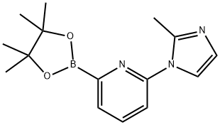 2-(2-methyl-1H-imidazol-1-yl)-6-(4,4,5,5-tetramethyl-1,3,2-dioxaborolan-2-yl)Pyridine Structure