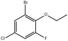 1-Bromo-5-chloro-2-ethoxy-3-fluorobenzene 구조식 이미지