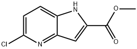 methyl 5-chloro-1H-pyrrolo[3,2-b]pyridine-2-carboxylate Structure