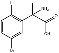 2-amino-2-(5-bromo-2-fluorophenyl)propanoic acid Structure