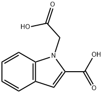 1-(Carboxymethyl)-1H-indole-2-carboxylic acid Structure