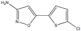 5-(5-chlorothiophen-2-yl)isoxazol-3-amine 구조식 이미지