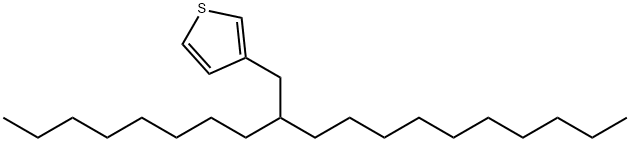 3-(2-Octyl-dodecyl)-thiophene Structure