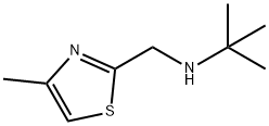 2-Thiazolemethanamine, N-(1,1-dimethylethyl)-4-methyl- 구조식 이미지