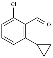 2-chloro-6-cyclopropylbenzaldehyde 구조식 이미지
