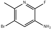 5-Bromo-2-fluoro-6-methylpyridin-3-amine 구조식 이미지