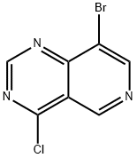 8-bromo-4-chloropyrido[4,3-d]pyrimidine Structure