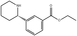 ethyl (S)-3-(piperidin-2-yl)benzoate hydrochloride Structure