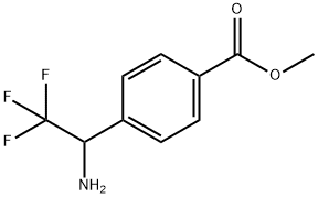 METHYL 4-(1-AMINO-2,2,2-TRIFLUOROETHYL)BENZOATE 구조식 이미지