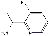 1-(3-Bromopyridin-2-yl)ethanamine 구조식 이미지