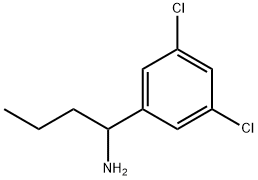 1-(3,5-DICHLOROPHENYL)BUTYLAMINE Structure