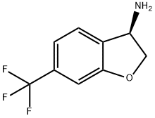 (3R)-6-(TRIFLUOROMETHYL)-2,3-DIHYDROBENZO[B]FURAN-3-YLAMINE 구조식 이미지