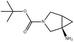 Cis-Tert-Butyl 1-Amino-3-Azabicyclo[3.1.0]Hexane-3-Carboxylate 구조식 이미지