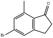 5-Bromo-7-methyl-indan-1-one Structure