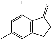 7-Fluoro-5-methyl-indan-1-one Structure