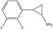 2-(2,3-difluorophenyl)cyclopropan-1-amine 구조식 이미지