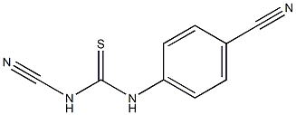 3-CYANO-1-(4-CYANOPHENYL)THIOUREA(WXG00258) 구조식 이미지