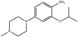 2-isopropoxy-4-(4-methylpiperazin-1-yl)benzenamine Structure