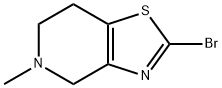 2-bromo-5-methyl-4,5,6,7-tetrahydrothiazolo[4,5-c]pyridine 구조식 이미지