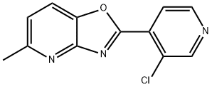 2-(3-Chloropyridin-4-yl)-5-methyloxazolo[4,5-b]pyridine Structure
