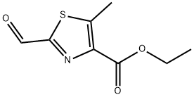 ethyl 2-formyl-5-methylthiazole-4-carboxylate Structure