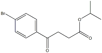 isopropyl 4-(4-bromophenyl)-4-oxobutanoate 구조식 이미지