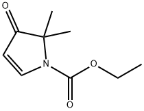 Ethyl 2,2-dimethyl-3-oxo-2,3-dihydro-1H-pyrrole-1-carboxylate Structure