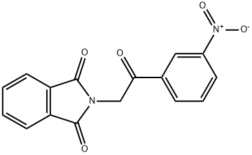 2-(2-(3-Nitrophenyl)-2-oxoethyl)isoindoline-1,3-dione Structure