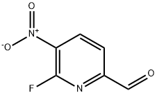 6-Fluoro-5-nitro-pyridine-2-carbaldehyde 구조식 이미지