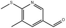 5-Methyl-6-methylsulfanyl-pyridine-3-carbaldehyde Structure