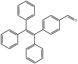 4-(1,2,2-triphenylvinyl)benzaldehyde 구조식 이미지