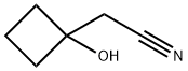 2-(1-Hydroxycyclobutyl)acetonitrile 구조식 이미지