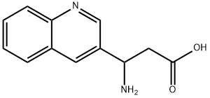 3-amino-3-(quinolin-3-yl)propanoic acid 구조식 이미지