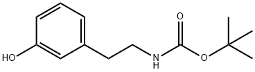 tert-butyl(3-hydroxyphenethyl)carbamate Structure