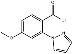 4-methoxy-2-(2H-1,2,3-triazol-2-yl)benzoic acid Structure