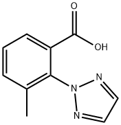 3-methyl-2-(2H-1,2,3-triazol-2-yl)benzoic acid 구조식 이미지