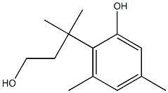 3-(2-hydroxy-4,6-dimethylphenyl)-3,3-dimethylpropan-1-ol 구조식 이미지